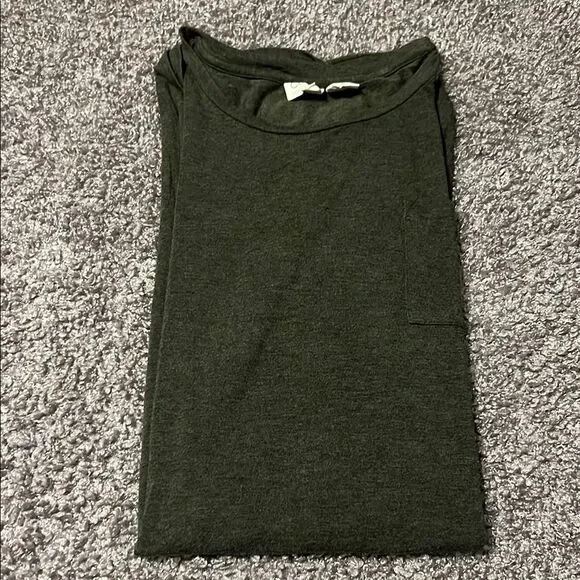 Dark Green T-Shirt Dress - Picture 2 of 5